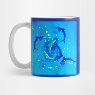 Dolphin encounter, touch without being touched Mug